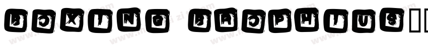 boxing brophius字体转换